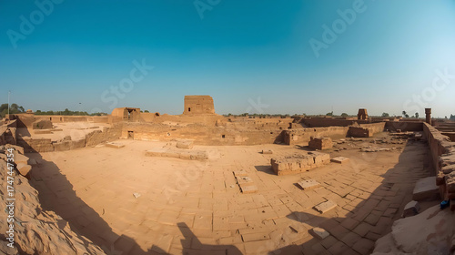 Mohenjo-daro - an archaeological site in the province of Sindh, Pakistan