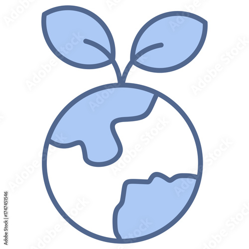 Earth Blue Icon