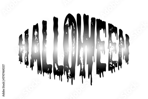 Halloween - ハロウィンHalloweenの文字の、よく目立つロゴマーク
