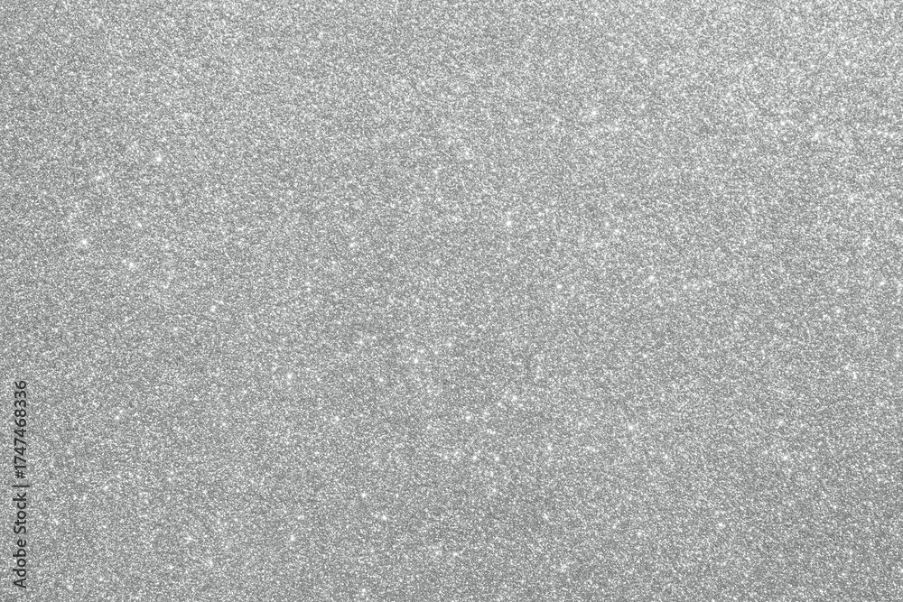 Fototapeta premium Abstract silver glitter sparkle texture background
