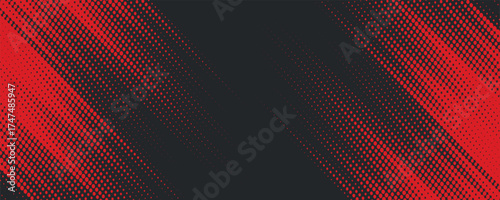 Background, contrast red and black color abstract template for business design. Technology style. You can use it for advertising, sports posters, templates, business presentations. Vector illustration