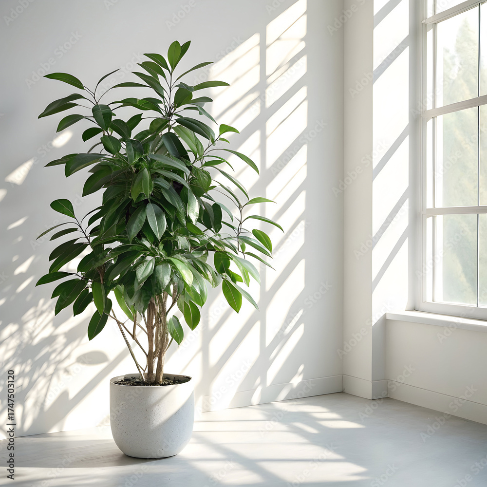 Fototapeta premium Modern Indoor Plant Decor