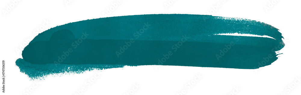 Fototapeta premium green watercolor background. Artistic hand paint. Isolated on transparent background.