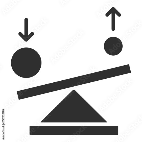 Fulcrum Icon Single Vector Collection 