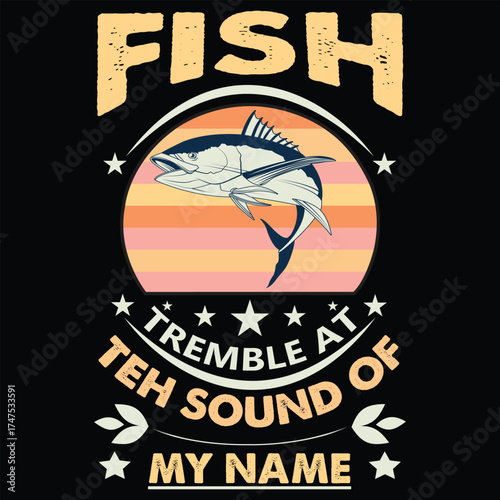 Fishing t-shirt design