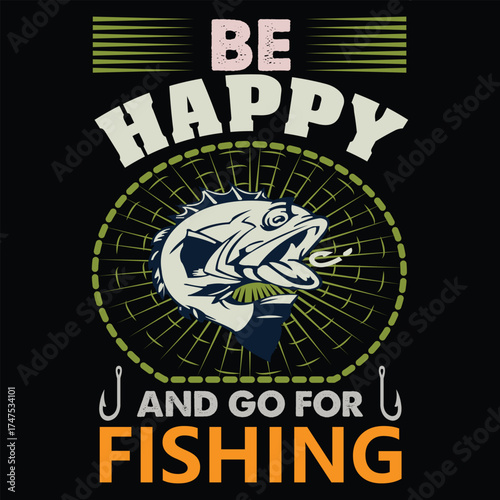 Fishing t-shirt design