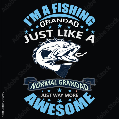 Fishing t-shirt design