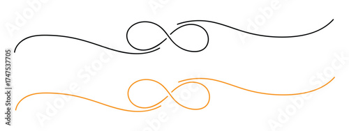 Infinity line art style icon vector. eternal love and limitless possibilities symbol. vector illustration.