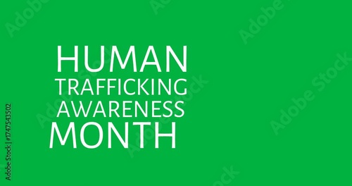 National Human Trafficking's Awareness Month Human Trafficking Human Rights Awareness crime abuse
