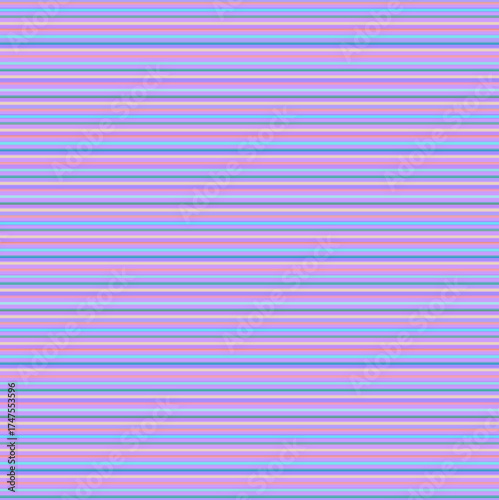Abstract geometric striped pattern Colorful, narrow, thin horizontal stripes and lines Minimalistic flat design Muted pastel shades of pink, lilac, purple, green, blue