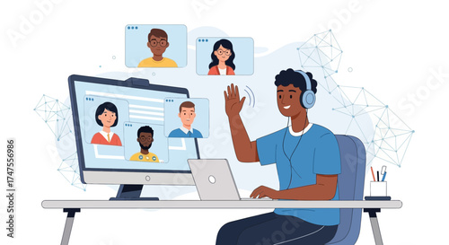 Online Meeting Communication: A Modern Illustration of Virtual Team Collaboration