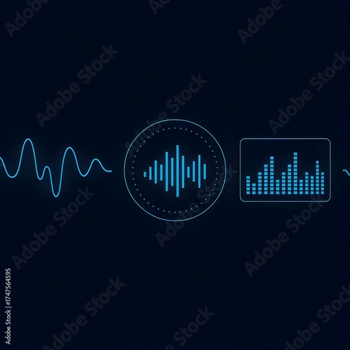 music equalizer background