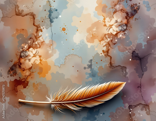 Abstract Watercolor Texture Background