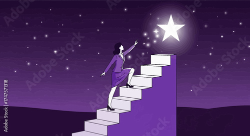 Reaching For The Celestial Vision: A Journey Of Ambition And Success Towards The Star