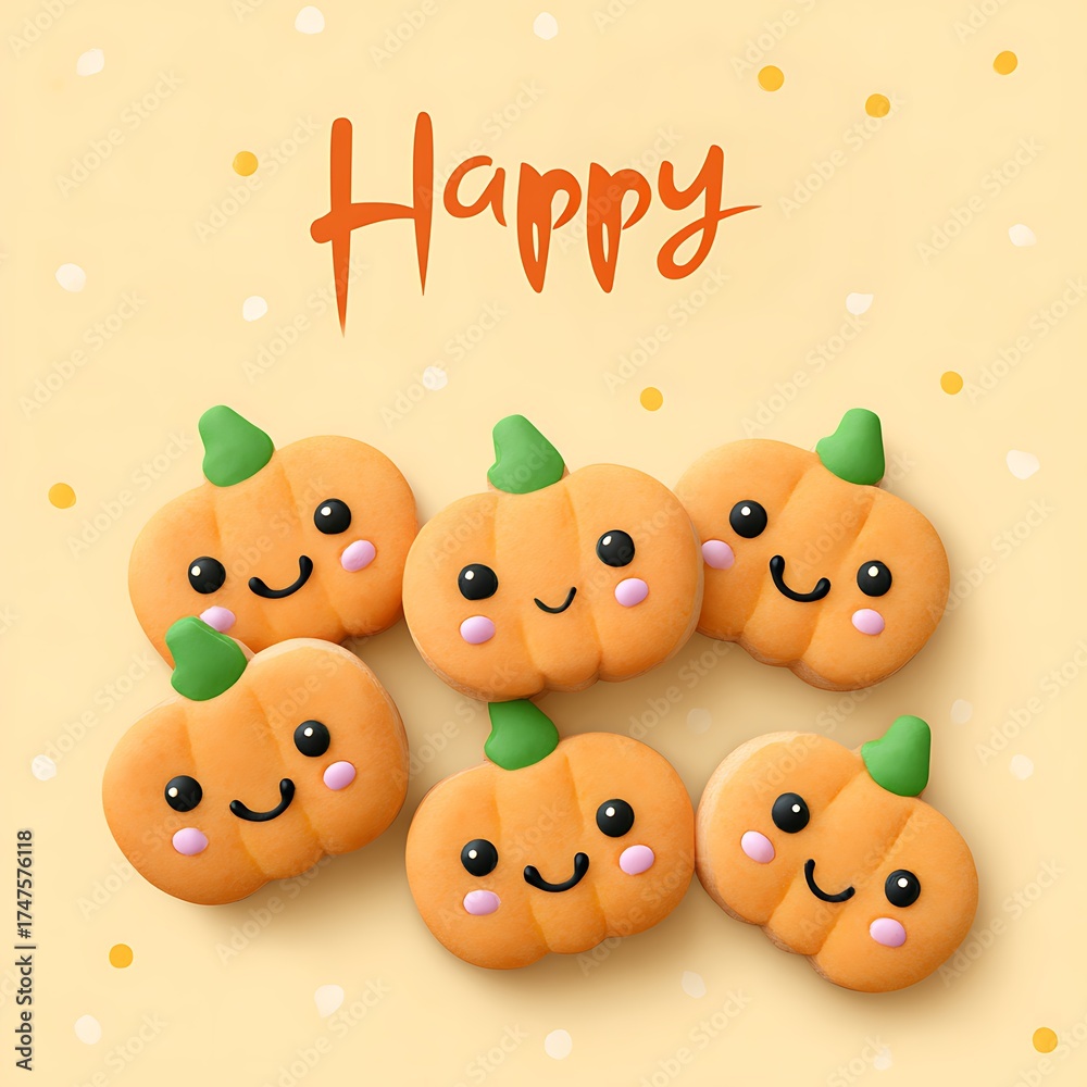 Fototapeta premium Halloween Cookies Ready for Trick or Treat