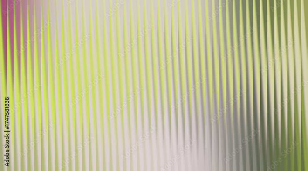 Fototapeta premium Abstract background with vertical lines in shades of green and pink color