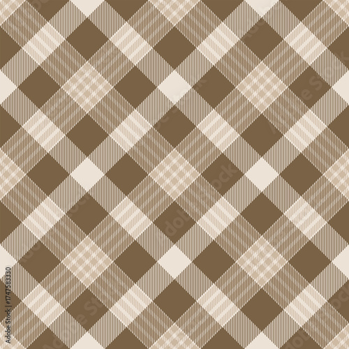 
Repeating patern plaid.Seamless beige color check pattern.Checkered design for prints. Repeated tartan fabric.Vector scottish fabriс. Ekose texture. Madras flannel. Checker line. Stripe gingham
