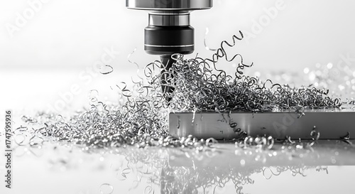 Metal Milling Process Precision Cutting and Swarf Removal