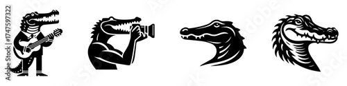 Alligator Illustrations: A Collection of Artistic Depictions.