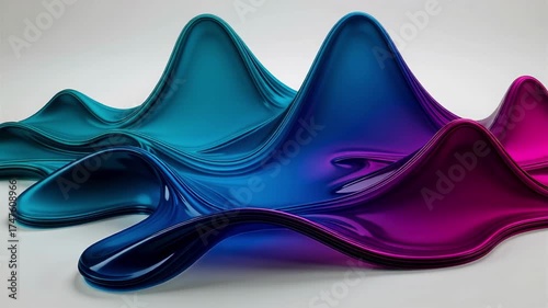 Abstract liquid wave design background with vibrant colors for modern digital art and wallpaper use