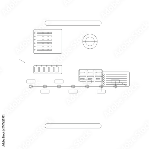 Survey Results Chart Unique Vector – Data Visualization and Public Opinion Analysis Illustration
