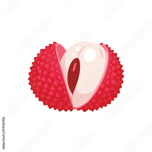 A delicious and juicy tropical fruit called lychee is a popular treat.