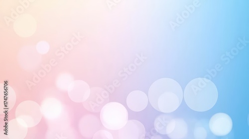 Gradient background concept. Soft Gradient Background with Light Bokeh Effect for Creative and Artistic Usage in Designs and Presentations