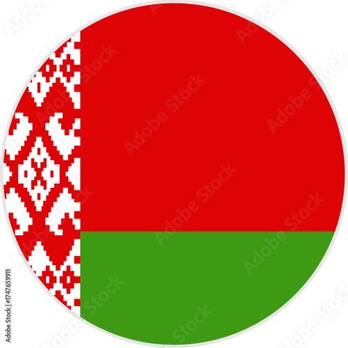 Belarus Flag Circle Icon
