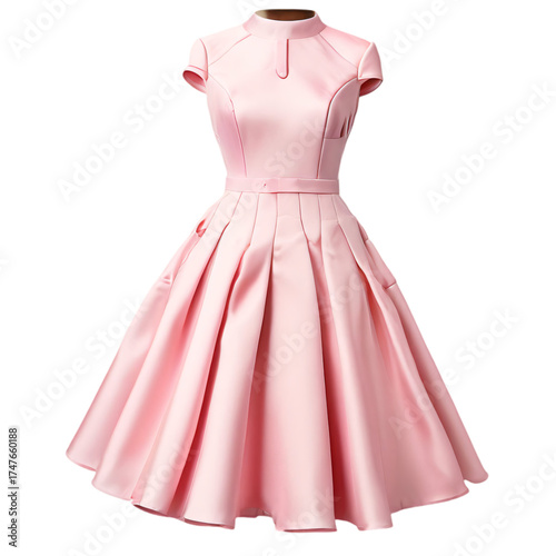 pink dress on a mannequin