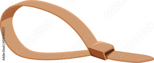 Cable tie made from flexible and durable material, ensuring secure bundling and organization of wires and cables