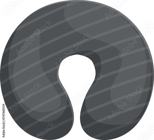 Comfortable travel neck pillow ensuring relaxing journey during long flights or car trips