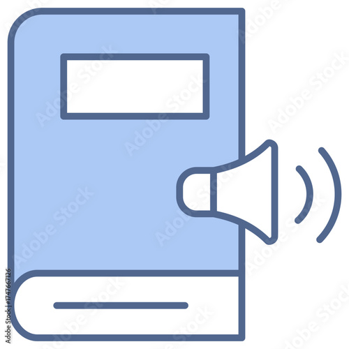 Audiobook Blue Icon