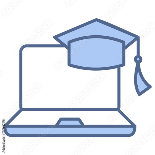 Online Consultation Blue Icon