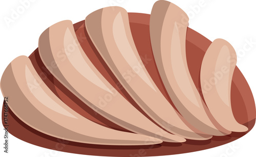 Brown seashell representing marine life, evoking beach vibes and ocean themes