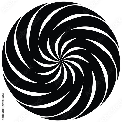 vector vortex vector icon on ehite background