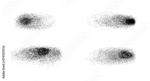 Spray spot pattern