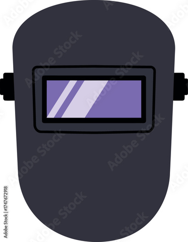 Welding mask protective gear safety equipment diy home repair vector