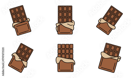 Delicious Chocolate Bar Collection Sweet Indulgence Temptation for Chocolate Lovers