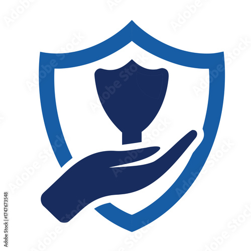Hand Cupping Water Two Tone Icon