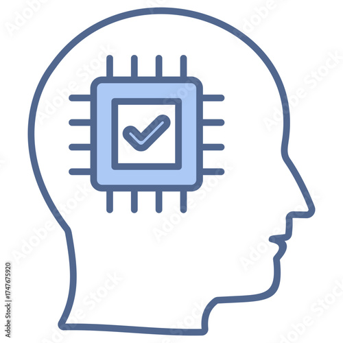 Intellect Blue Icon