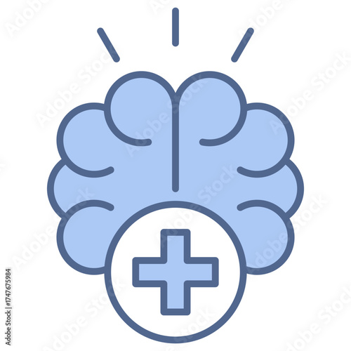 Neurology Blue Icon