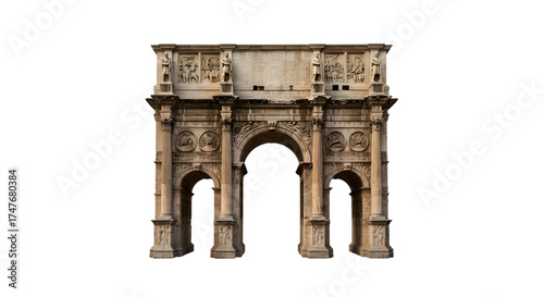 Arch Of Constantine Isolated Photo