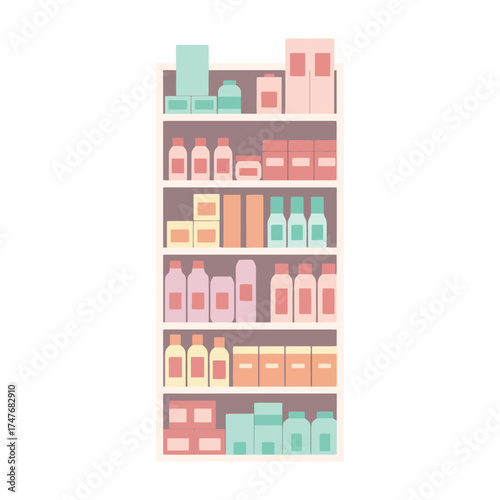 Stock your shelves with this colorful assortment of household goods and personal care products now