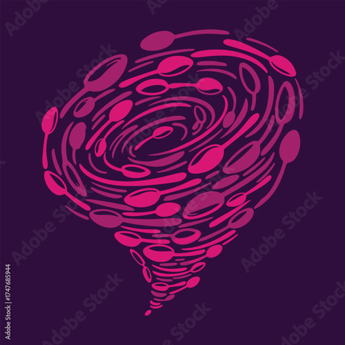 spiral spoon