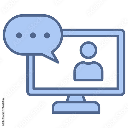 Conference Blue Icon