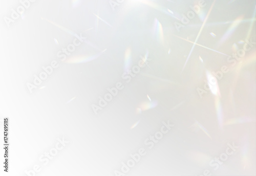 An ethereal burst of color spills across the scene, bending through crystal edges. Light refracts in fluid, organic shapes. Great for dreamy visual effects. PNG