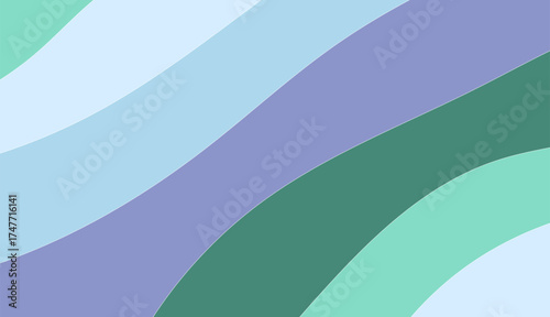 Cool Pastel Diagonal Wavy Stripes Abstract Background
