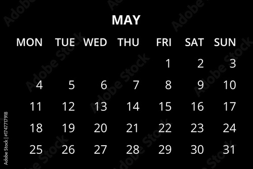 2026 Calendar template. Calendar 2026 - 2033 - 12 months yearly calendar - planner calendar. Monthly calendar. Vector illustration for print, web, mobile app on transparent background