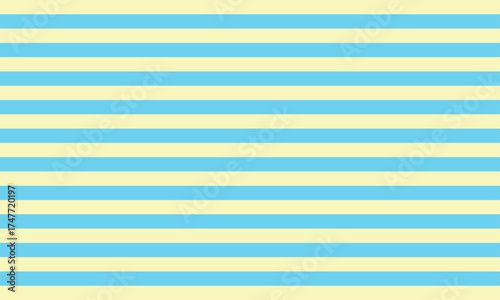 Horizontal stripes in light blue and pale yellow pattern background.