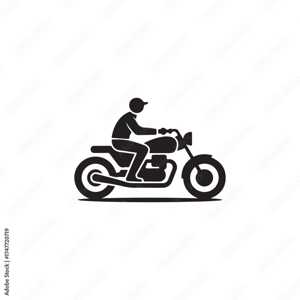 Fototapeta premium motorcycle vector illustration